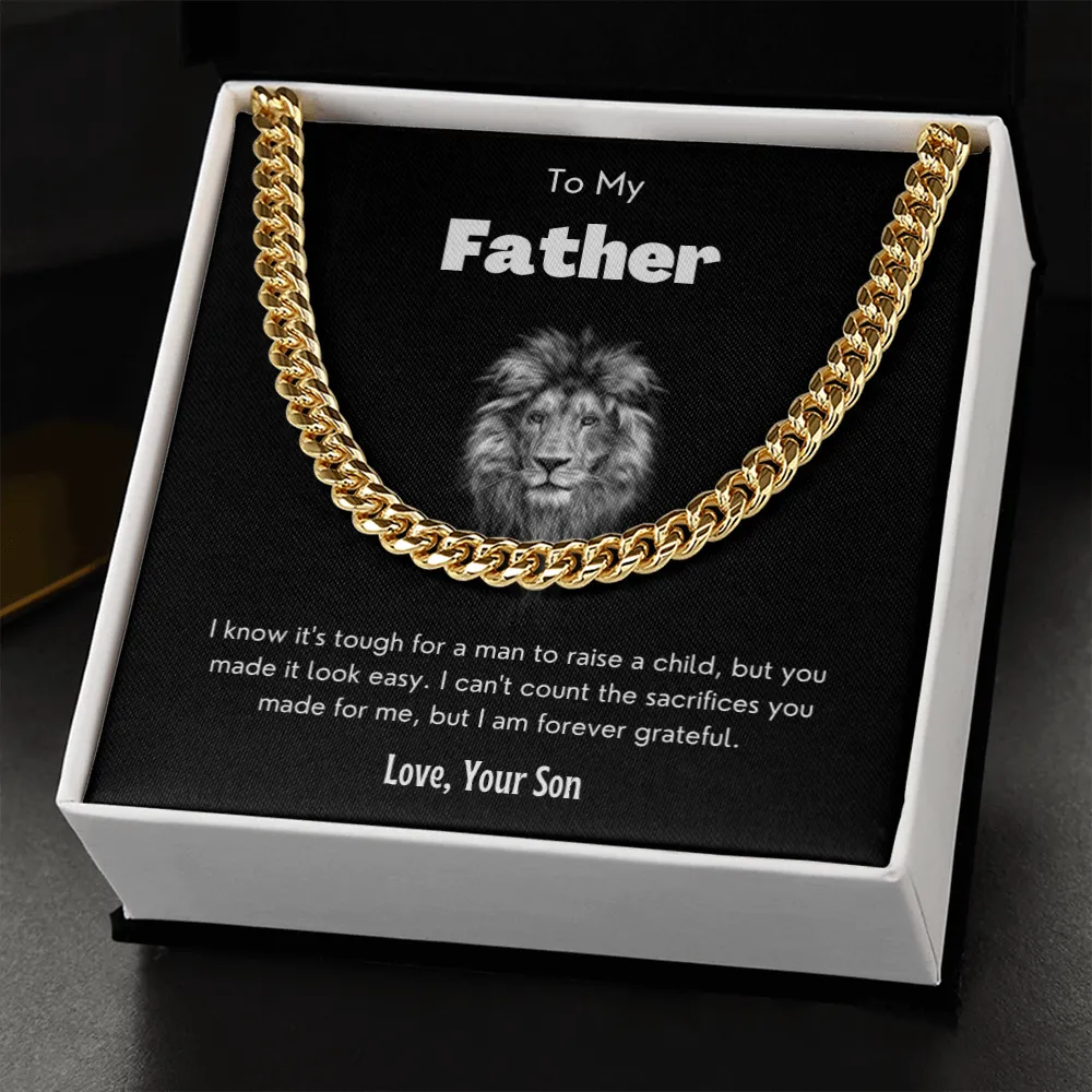 To My Father - Cuban link