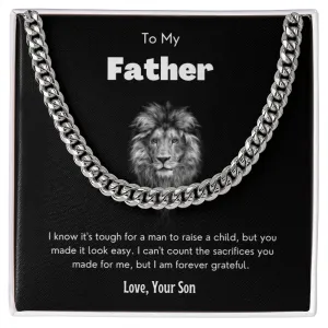 To My Father - Cuban link