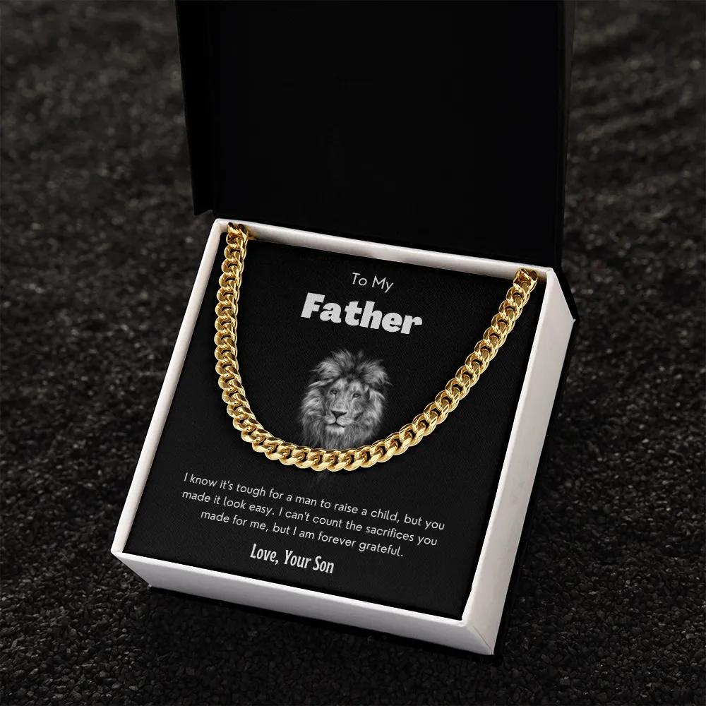 To My Father - Cuban link