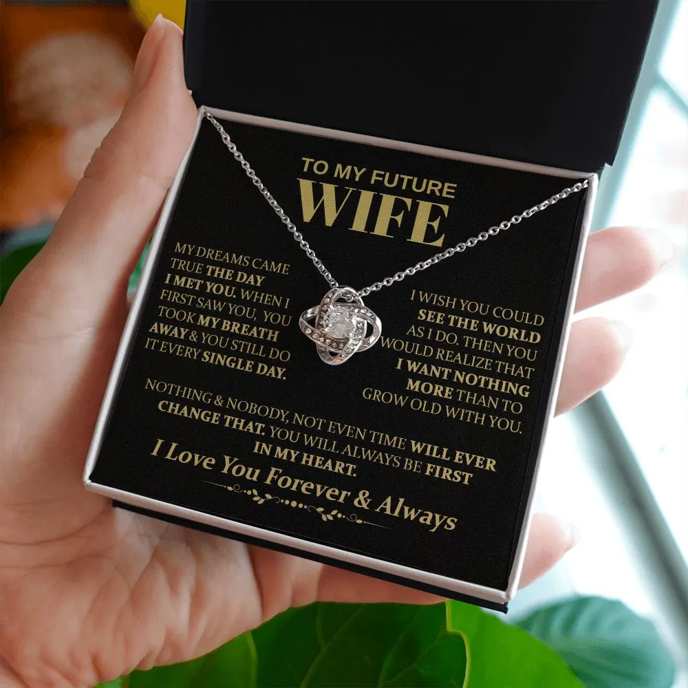 To My Future Wife - Love Knot Necklace