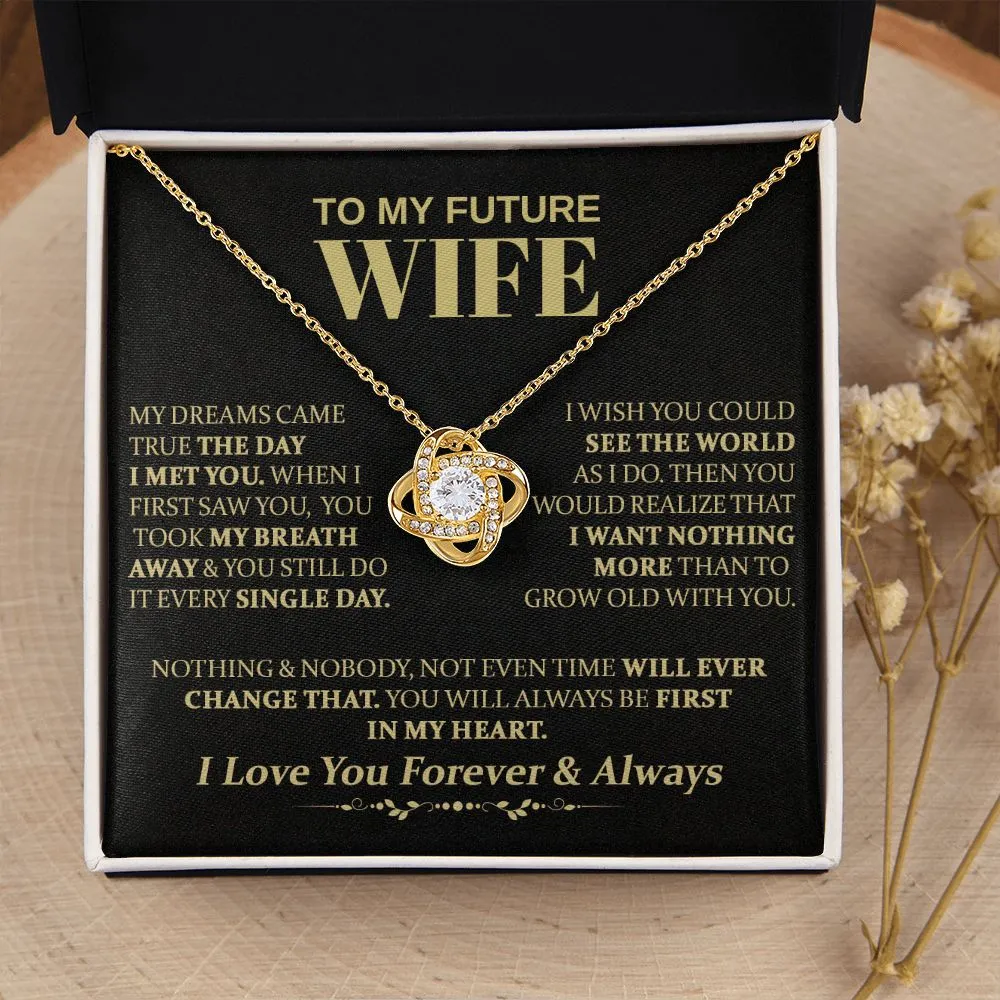 To My Future Wife - Love Knot Necklace
