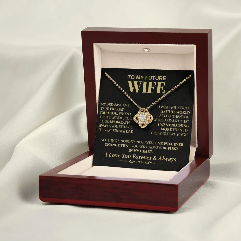 To My Future Wife - Love Knot Necklace