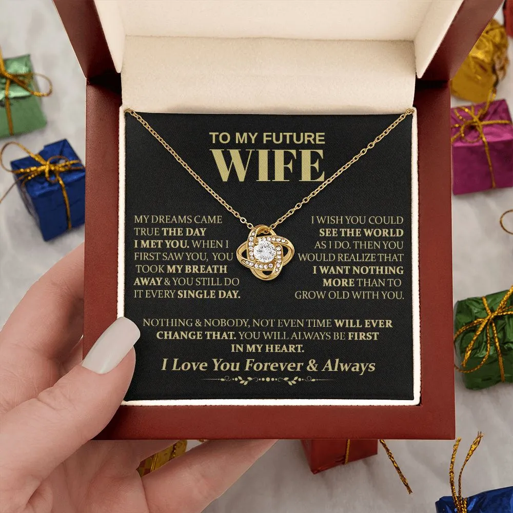 To My Future Wife - Love Knot Necklace