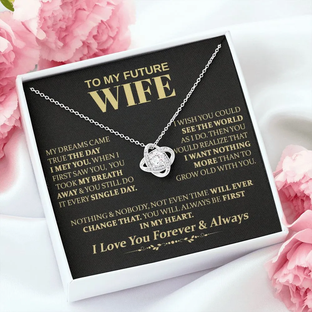 To My Future Wife - Love Knot Necklace