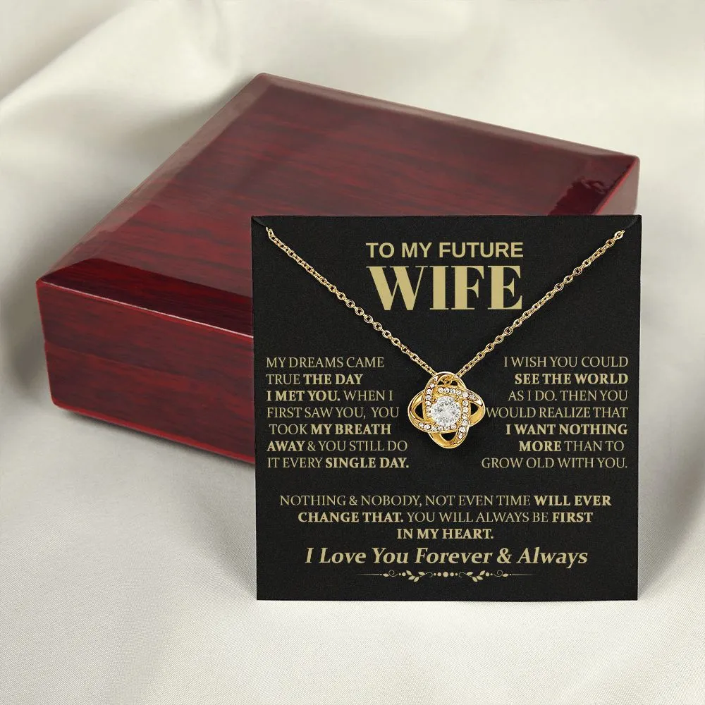 To My Future Wife - Love Knot Necklace