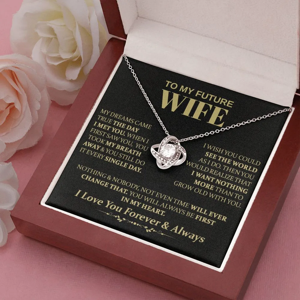 To My Future Wife - Love Knot Necklace