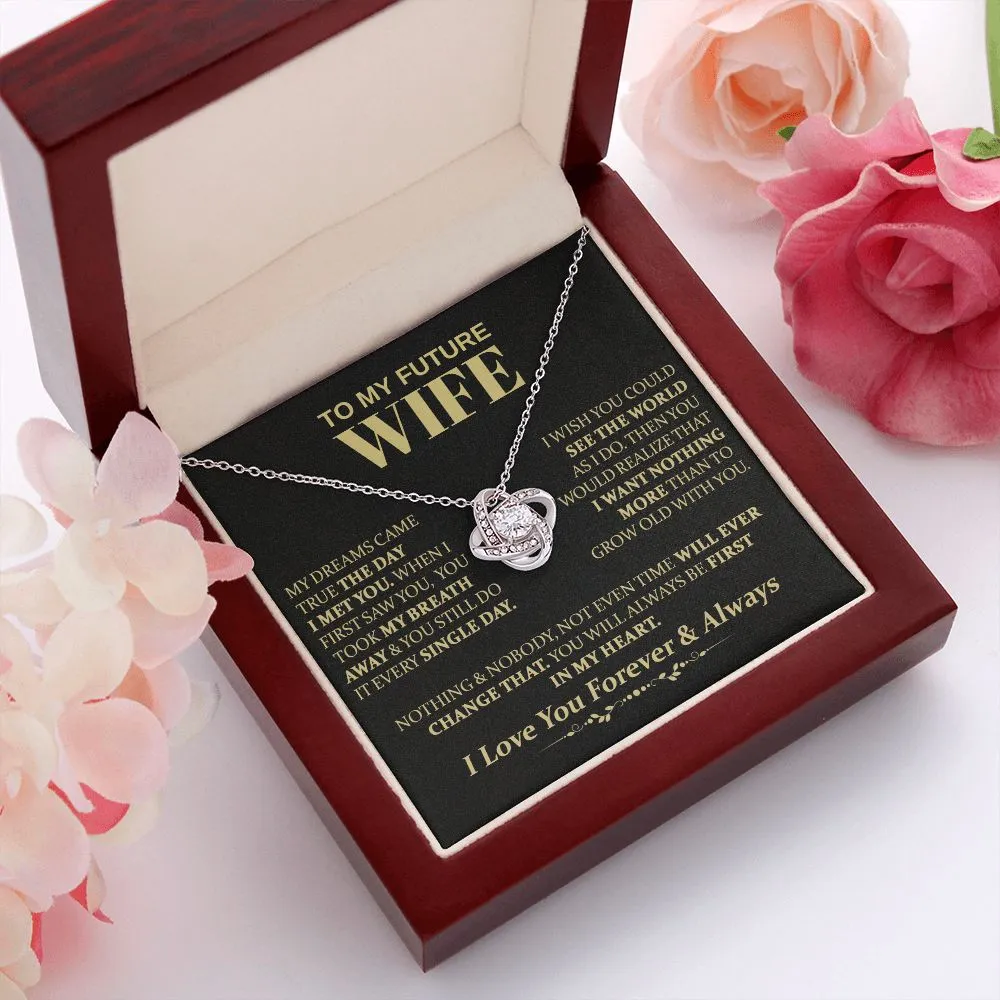 To My Future Wife - Love Knot Necklace