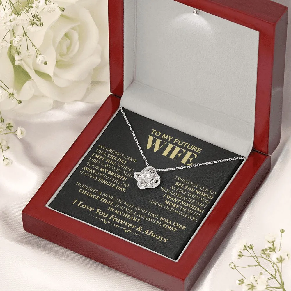 To My Future Wife - Love Knot Necklace