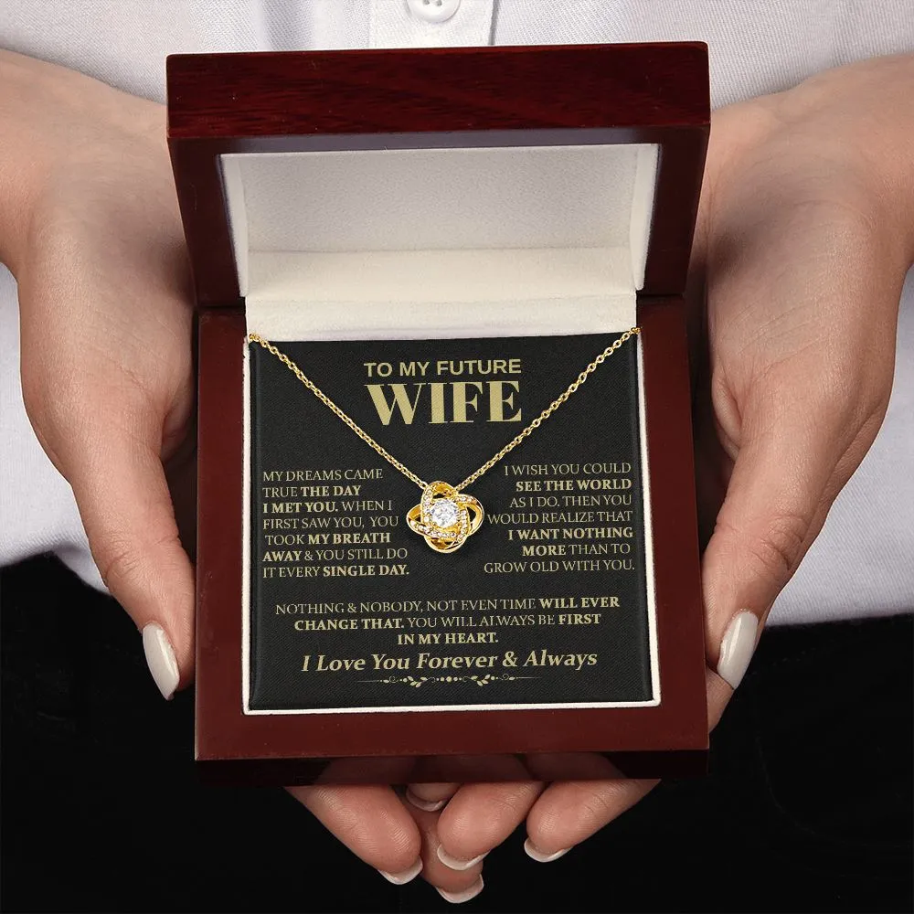 To My Future Wife - Love Knot Necklace
