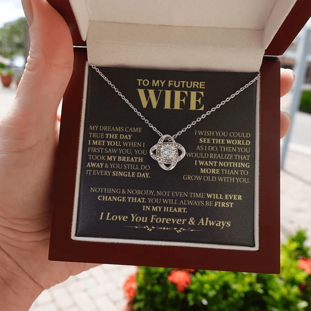 To My Future Wife - Love Knot Necklace