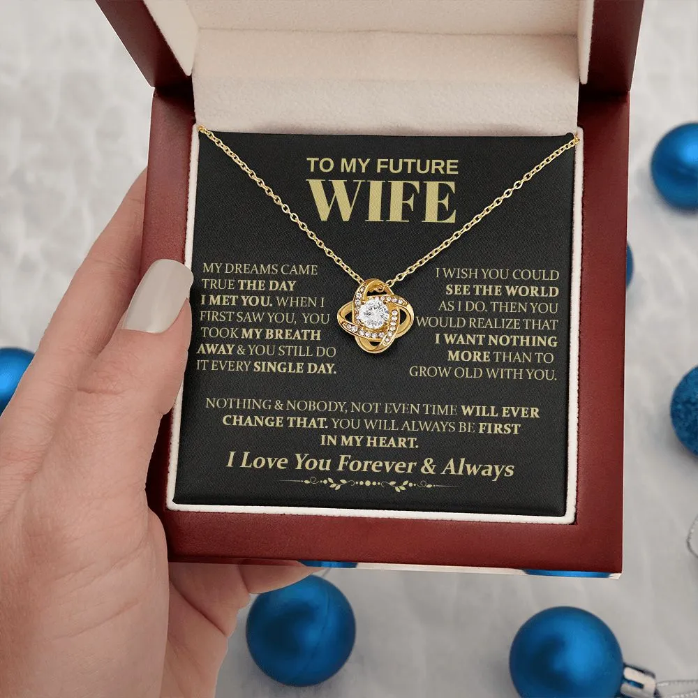 To My Future Wife - Love Knot Necklace