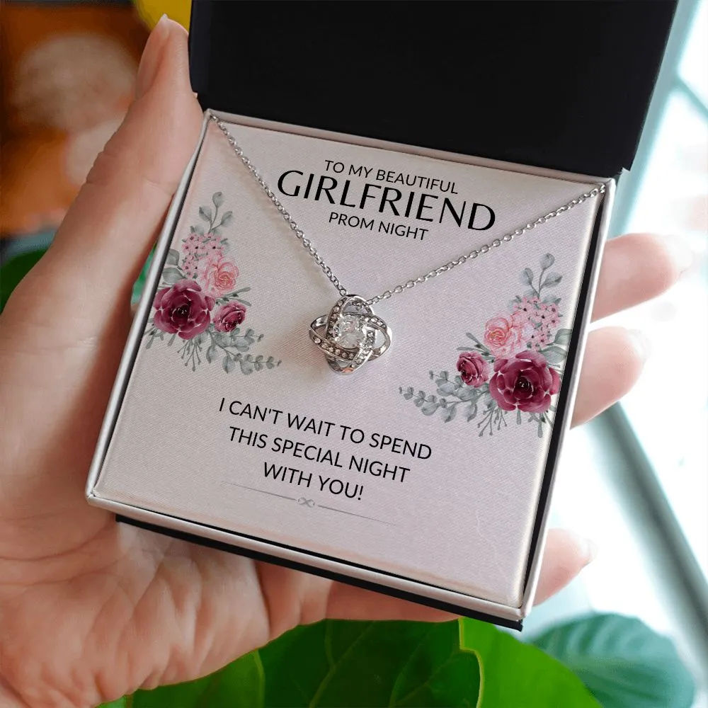 To My Girlfriend Prom Night | Love Knot Necklace