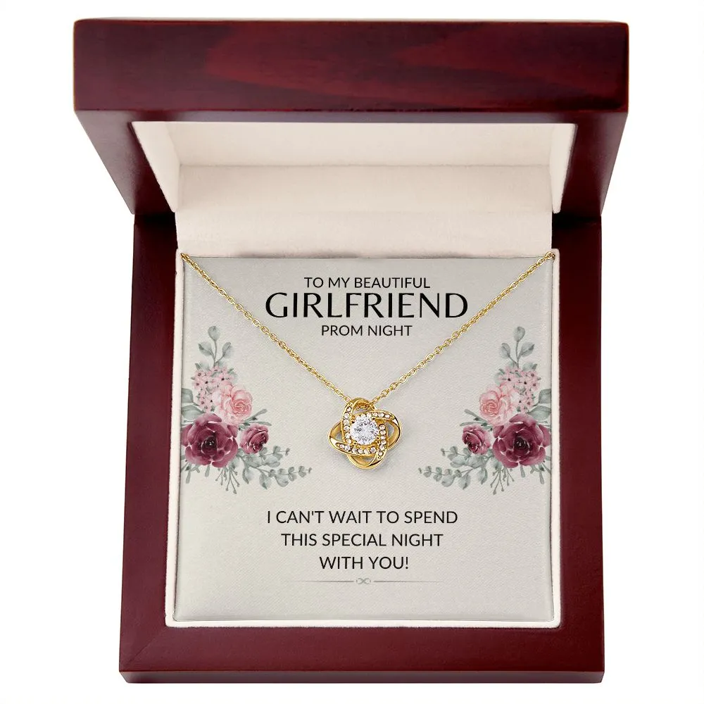 To My Girlfriend Prom Night | Love Knot Necklace