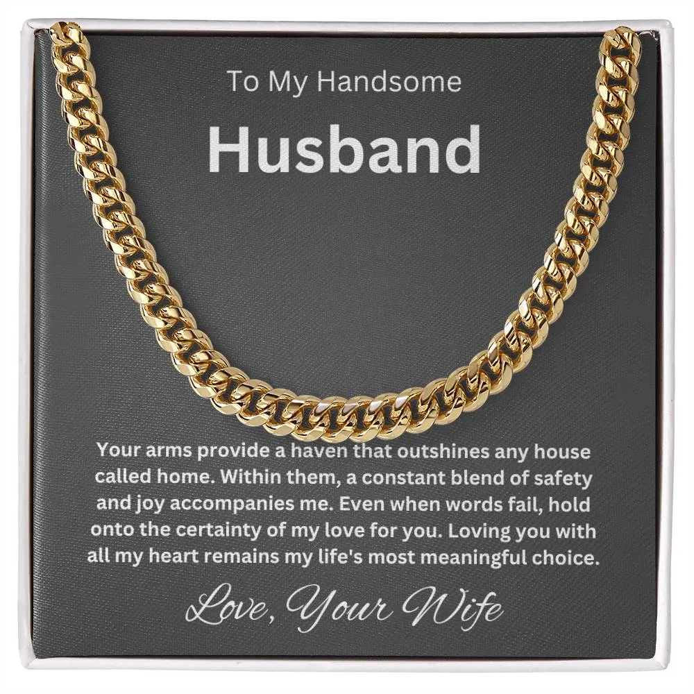 To My Handsome Husband