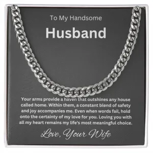 To My Handsome Husband
