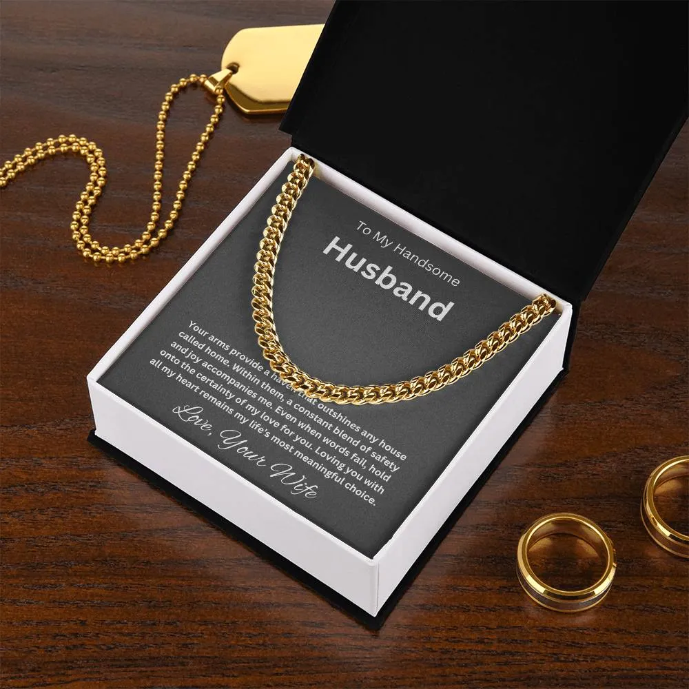 To My Handsome Husband