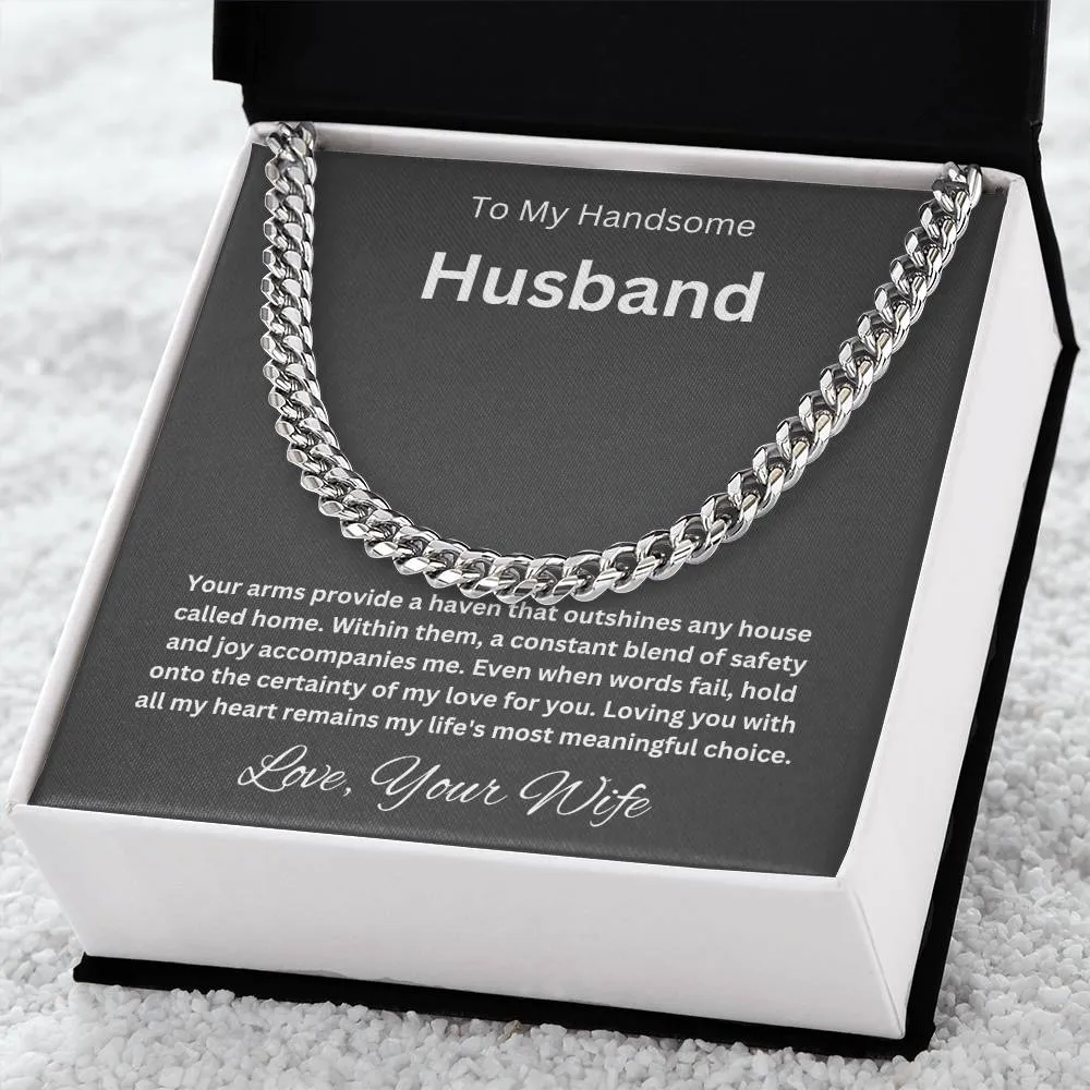 To My Handsome Husband