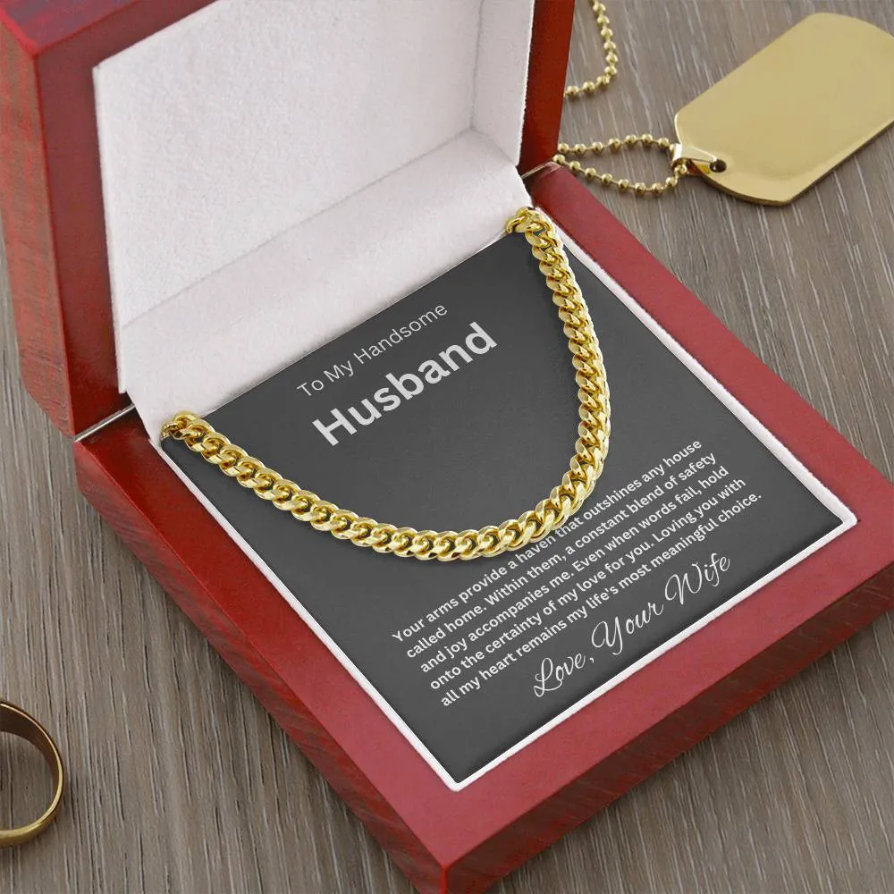 To My Handsome Husband