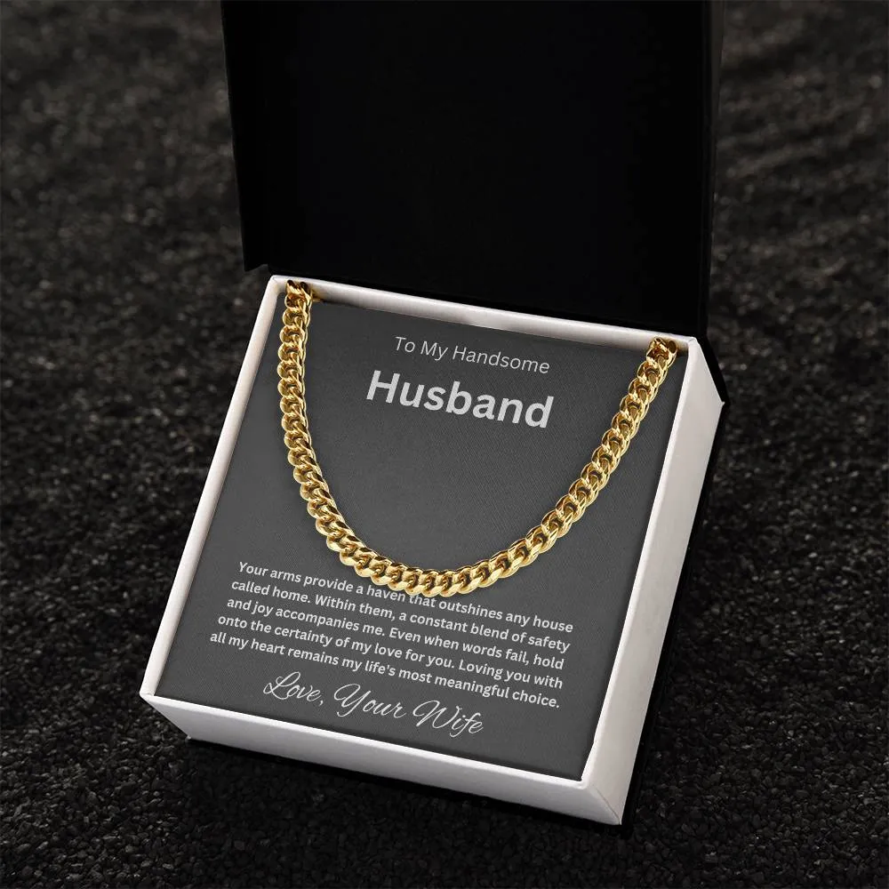 To My Handsome Husband