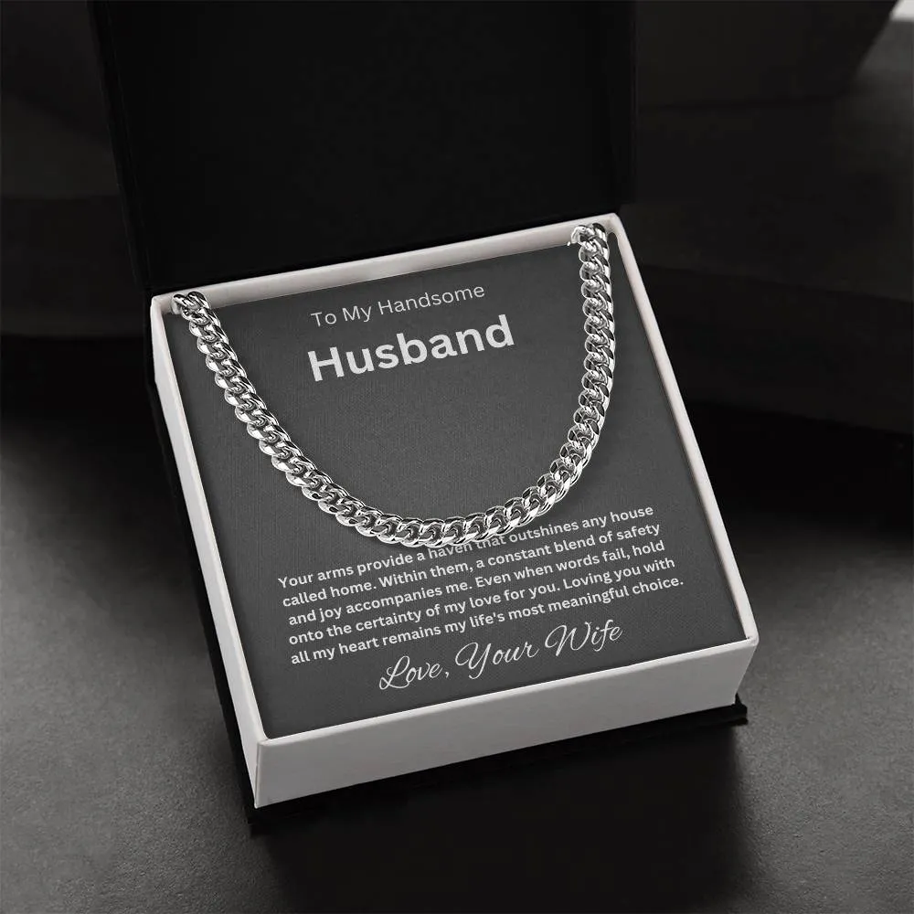 To My Handsome Husband