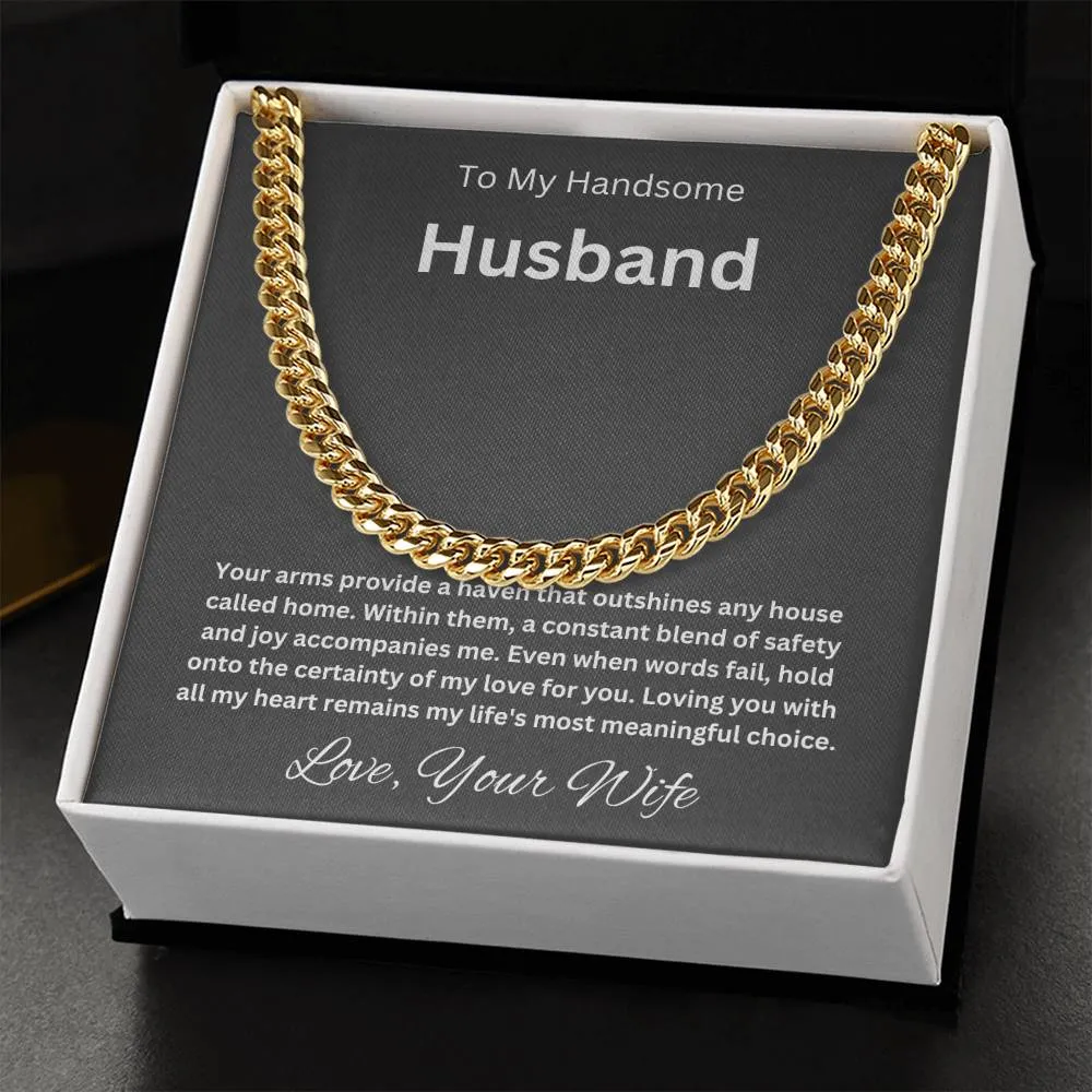 To My Handsome Husband