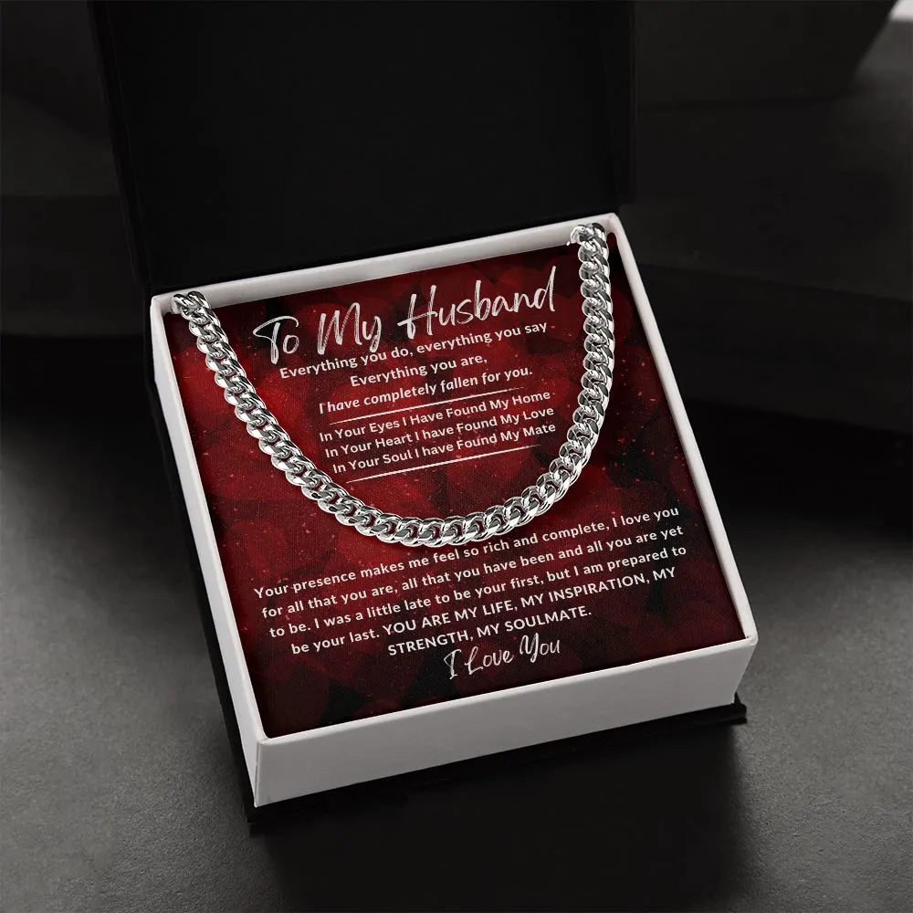 To My Husband Everything You Do, Everything You Say
