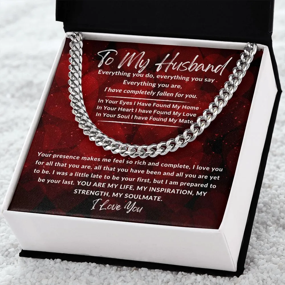 To My Husband Everything You Do, Everything You Say