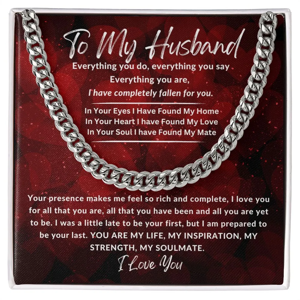 To My Husband Everything You Do, Everything You Say