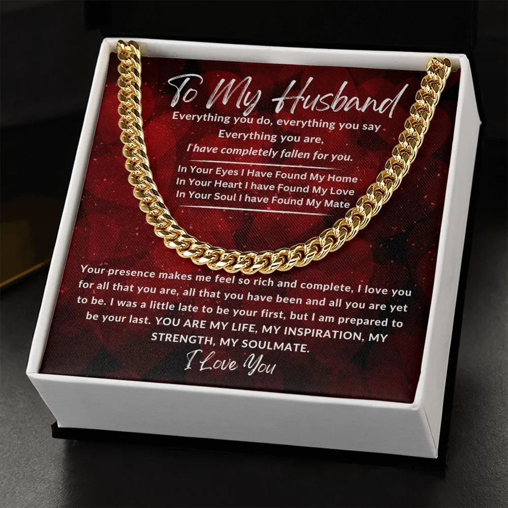 To My Husband Everything You Do, Everything You Say