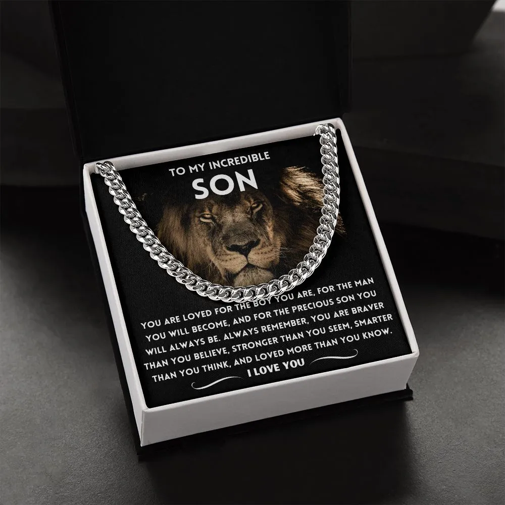 To My Incredible Son