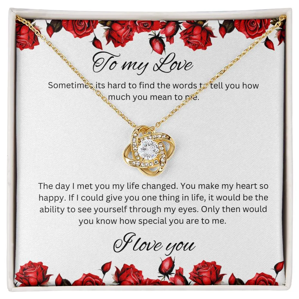 To My Love Necklace