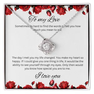 To My Love Necklace
