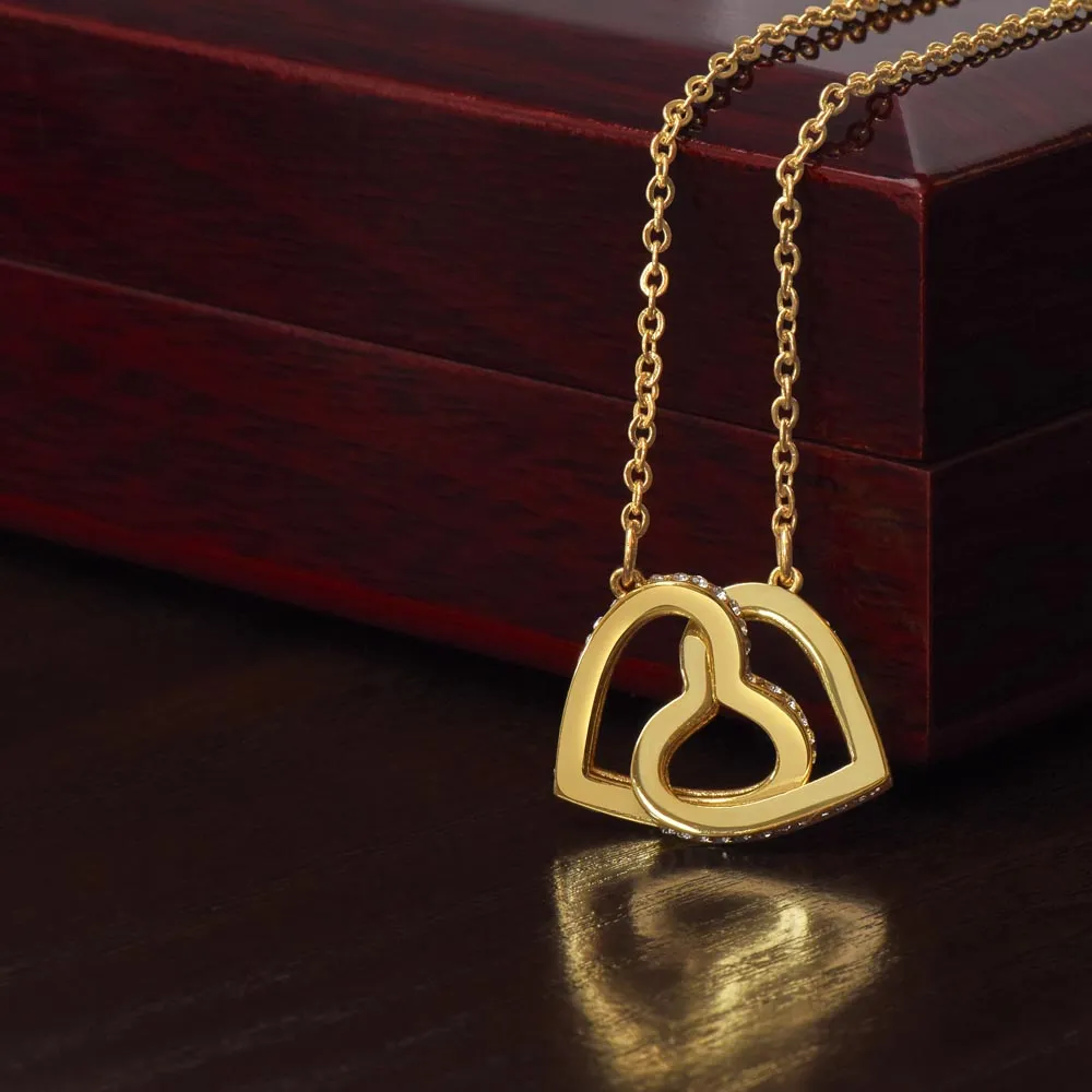 To My Lovely Granddaughter - Proud of You, Gold and Stainless Steel Necklace for Grand Daughters