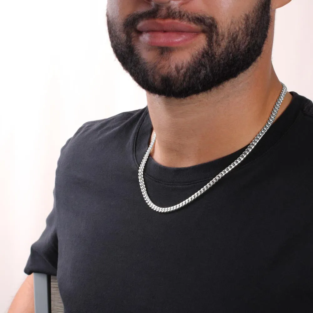 To My Man - I Will Always Love You - Cuban Link Necklace