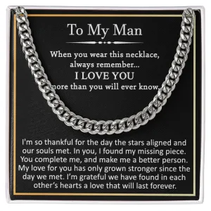 To my man Im so thankful