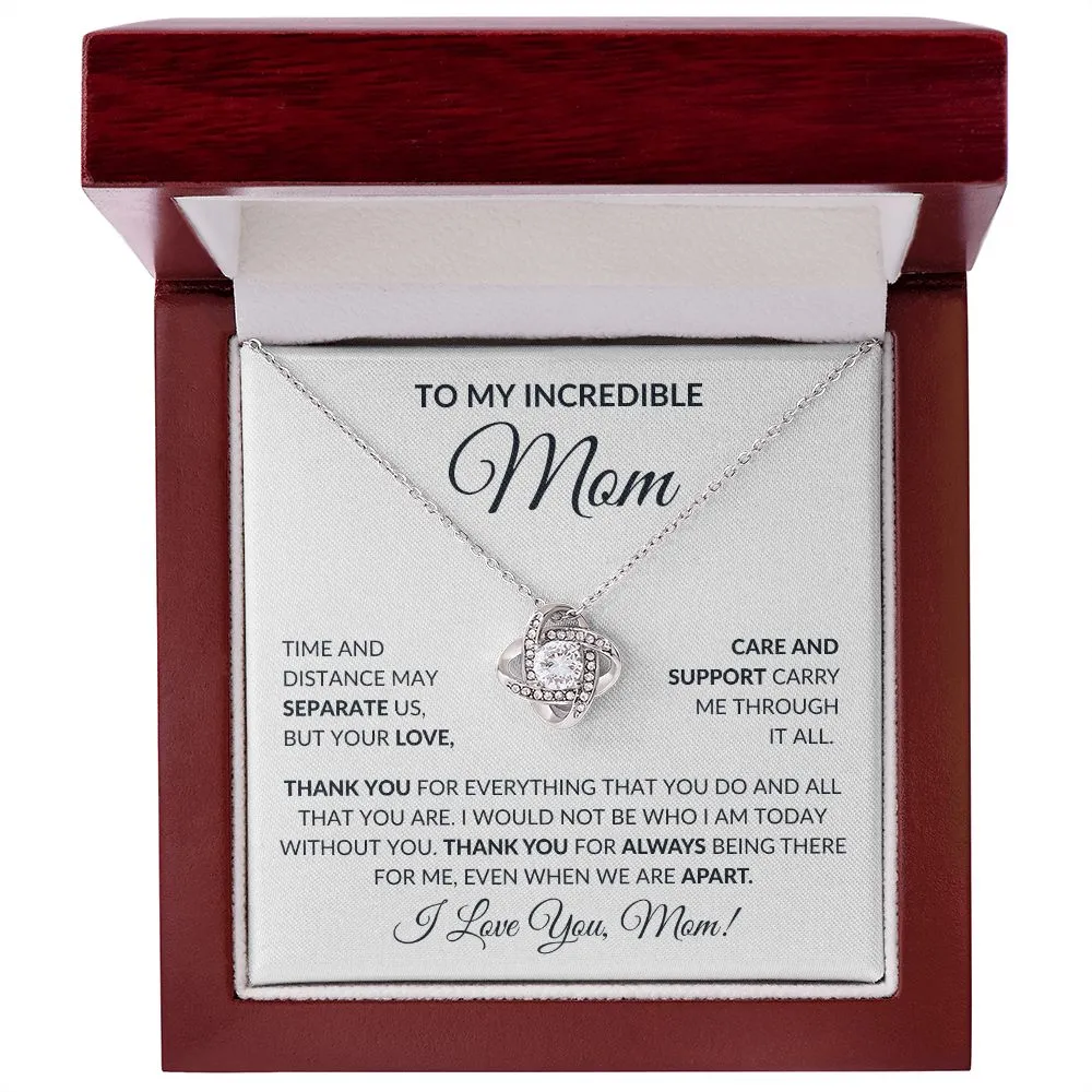 To My Mom | Incredible - Love Knot Necklace