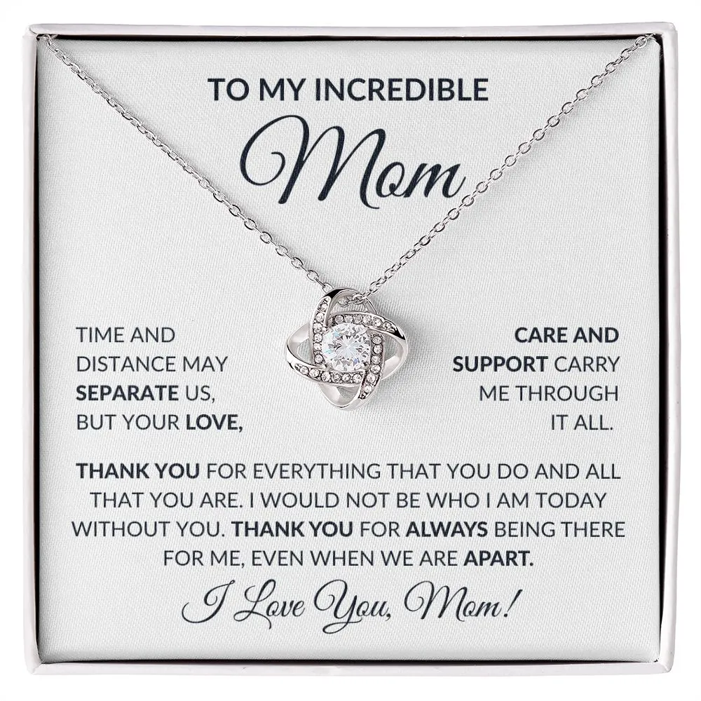 To My Mom | Incredible - Love Knot Necklace