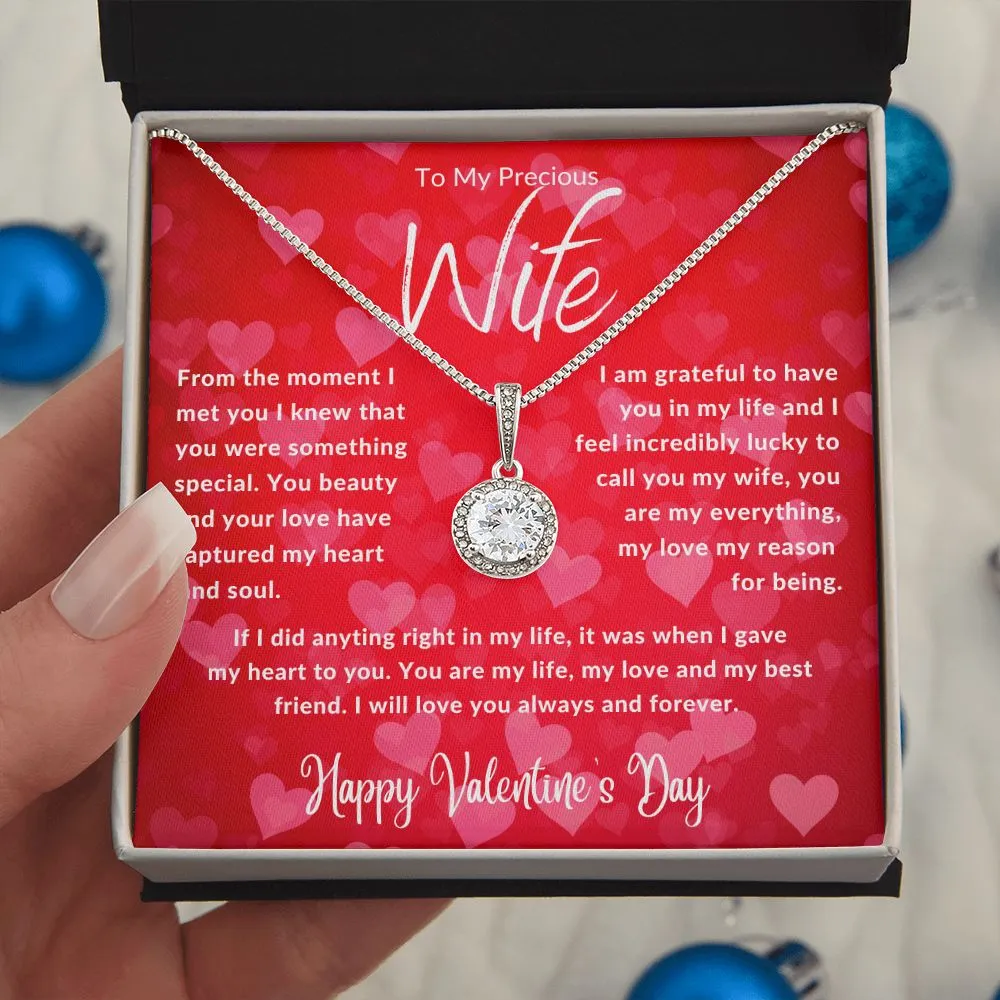 To My Precious Wife Happy Valentine's Day Eternal Hope