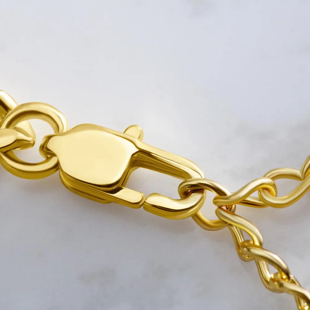 To My Son - Be A Warrior Cuban Link Necklace For Him with Message Card