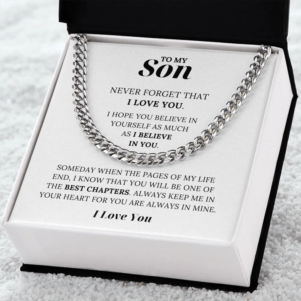 To My Son - I Believe In You