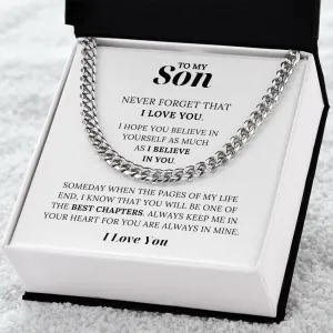 To My Son - I Believe In You