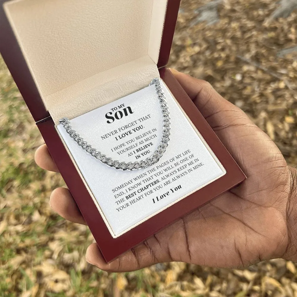 To My Son - I Believe In You