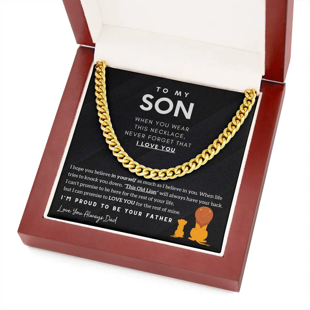 To My Son, I'm Proud To Be Your Father (Length Adjustable)