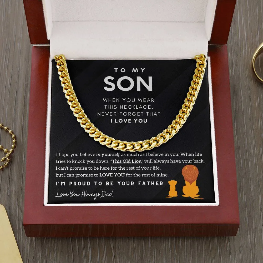 To My Son, I'm Proud To Be Your Father (Length Adjustable)