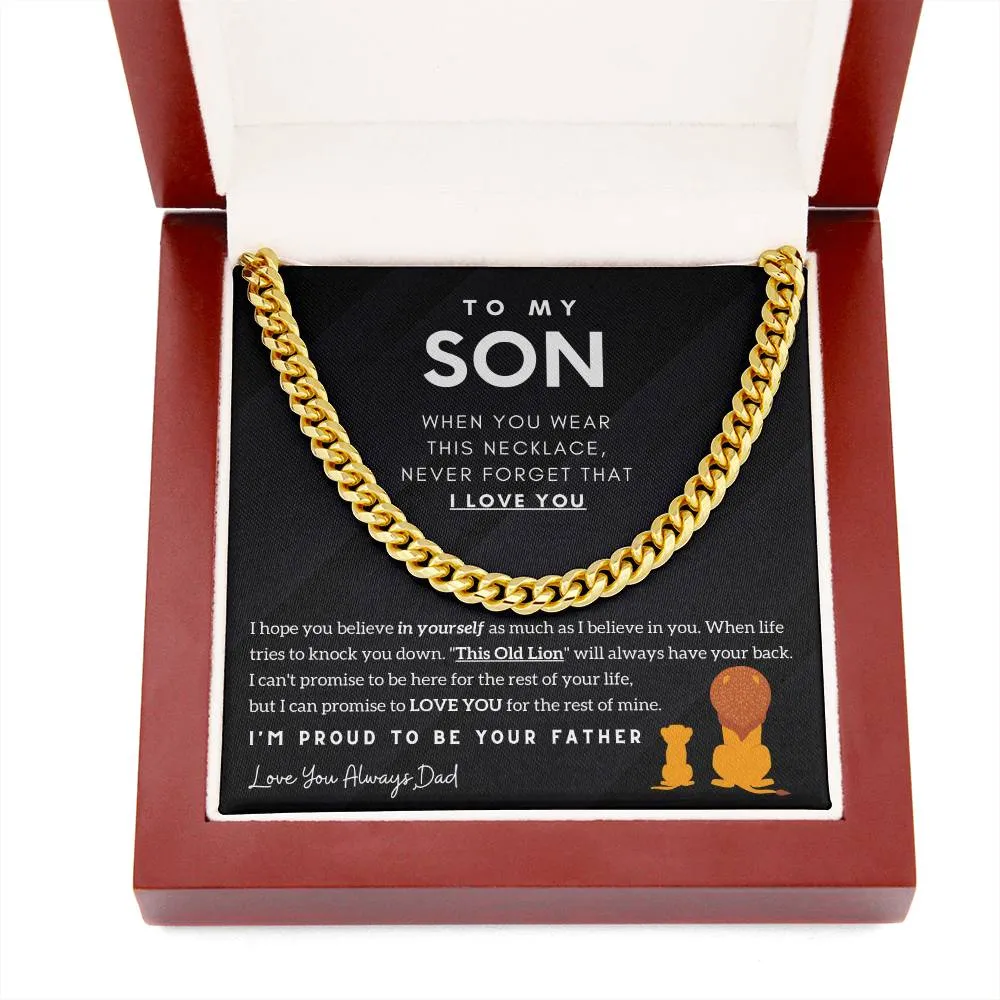 To My Son, I'm Proud To Be Your Father (Length Adjustable)