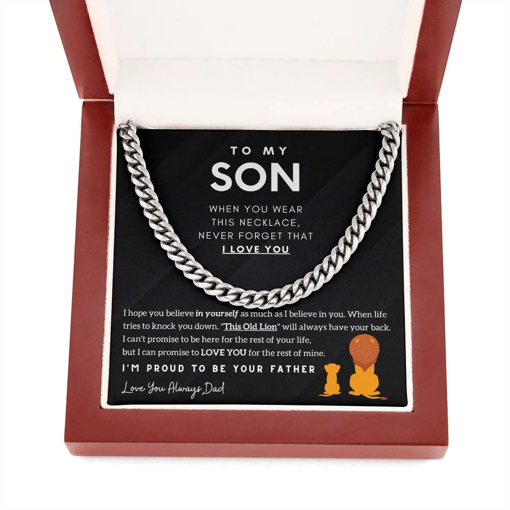 To My Son, I'm Proud To Be Your Father (Length Adjustable)