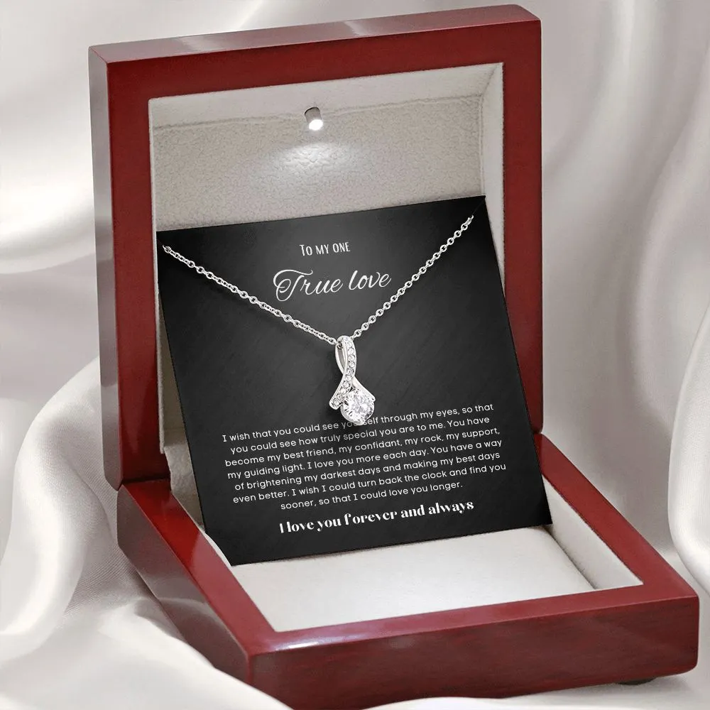 To my soulmate alluring beauty necklace gift for birthdays and special occasion