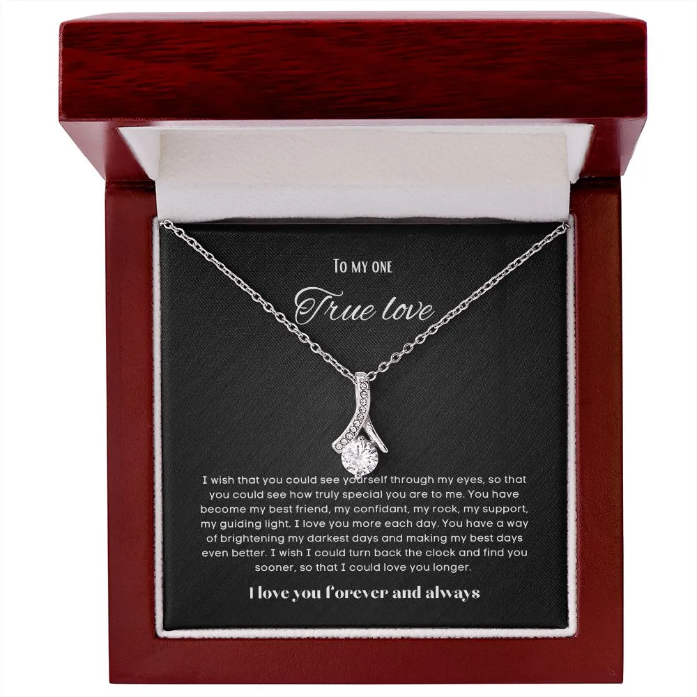 To my soulmate alluring beauty necklace gift for birthdays and special occasion