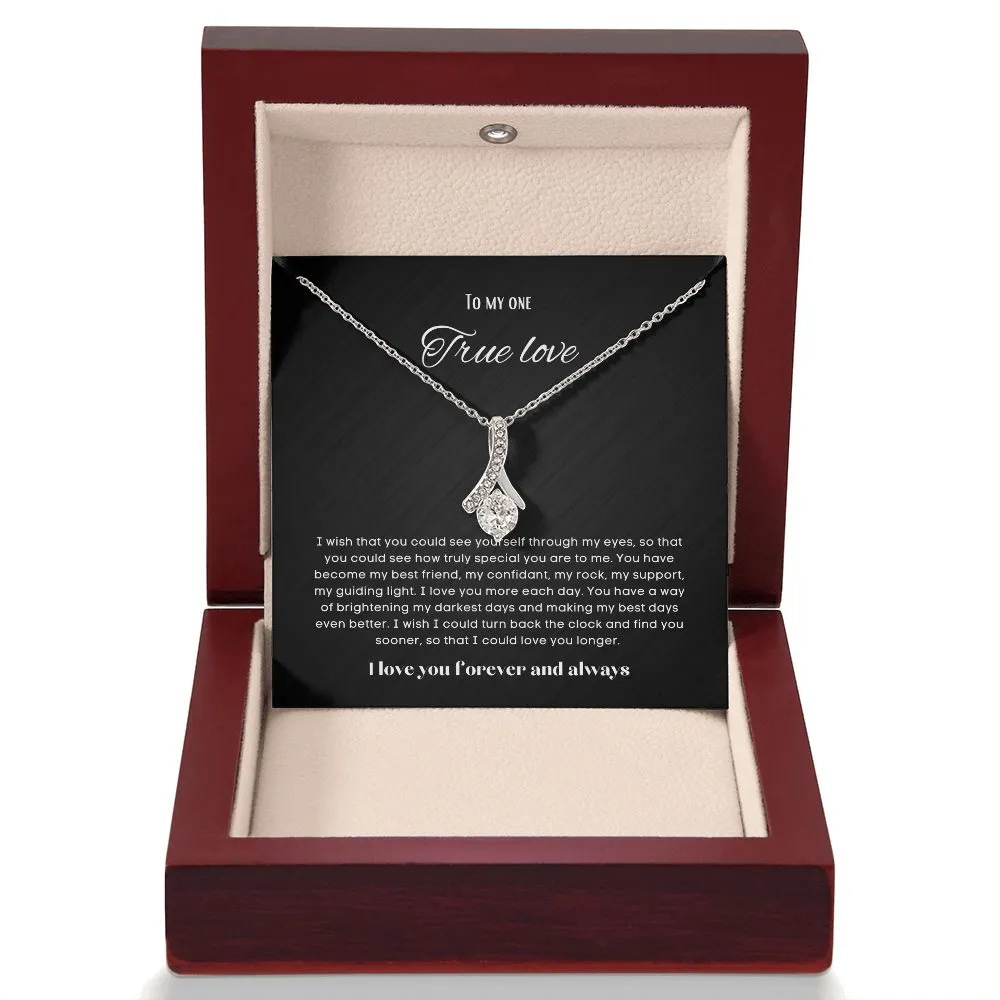 To my soulmate alluring beauty necklace gift for birthdays and special occasion