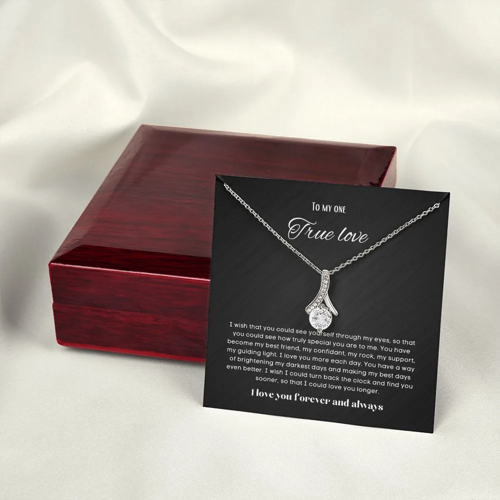 To my soulmate alluring beauty necklace gift for birthdays and special occasion
